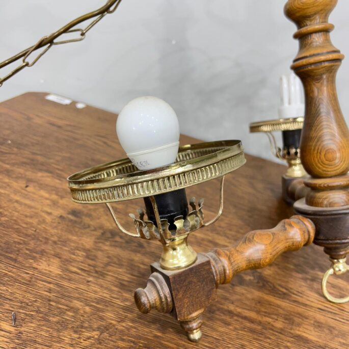 Koka griestu lampa