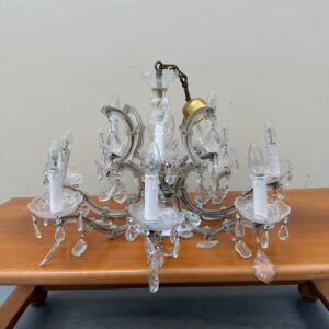 Griestu lustra ar kristāliem