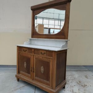 Jūgendstila spoguļkumode ar akmens virsmu (prece uz pasūtījumu)