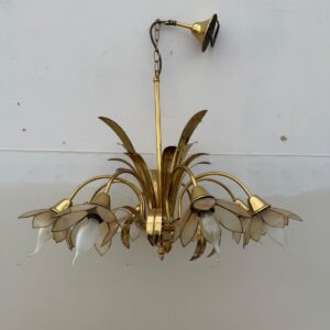 Metāla griestu lampa zelta krāsā (prece uz pasūtījumu)