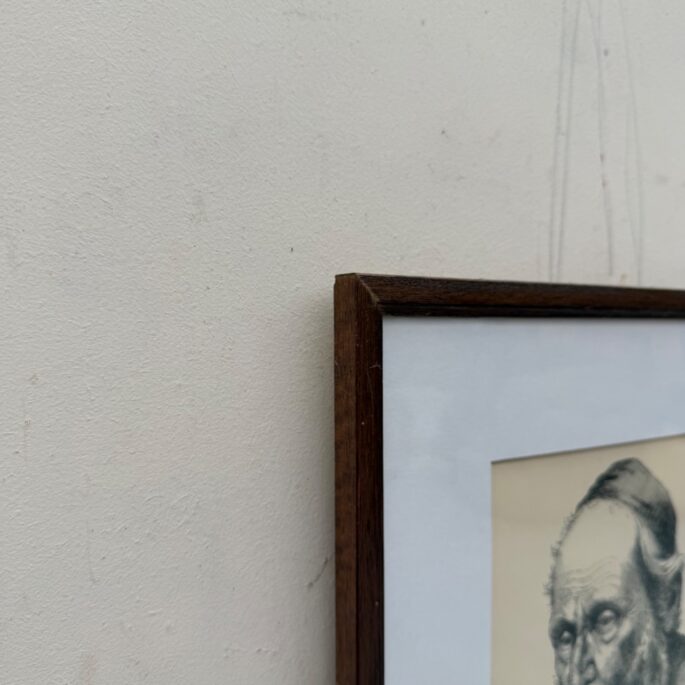 Mākslinieka L. Van den Eynde vīrieša portrets rāmī