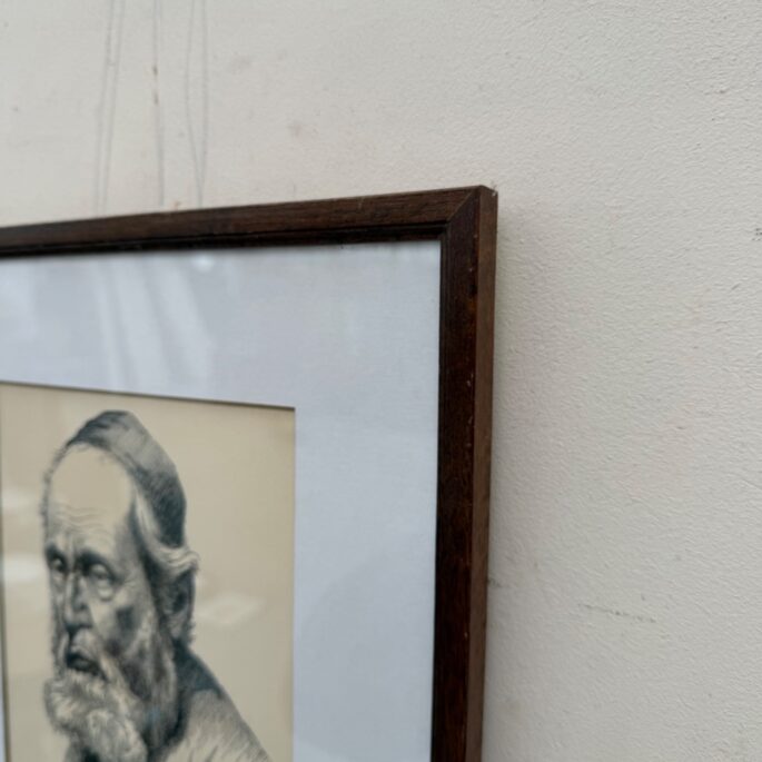 Mākslinieka L. Van den Eynde vīrieša portrets rāmī