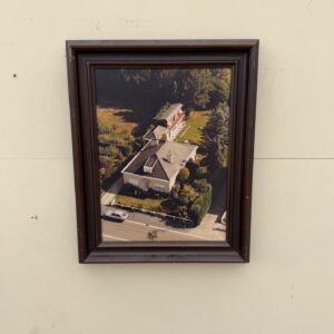 Aerofotogrāfija koka rāmī