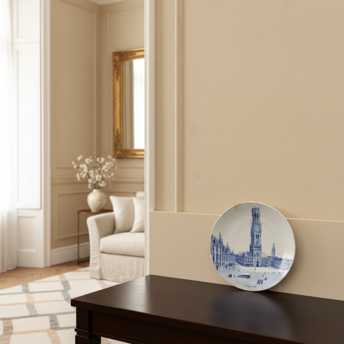 Dekoratīvs porcelāna šķīvis 