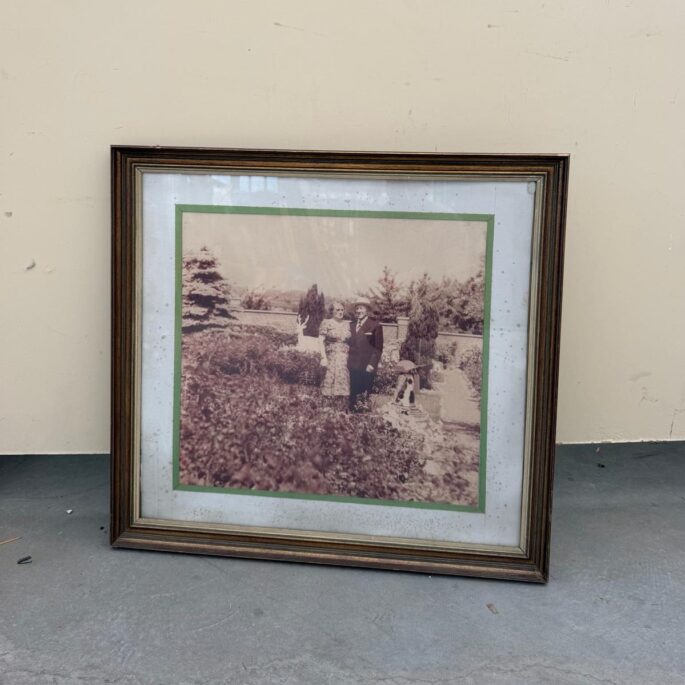 Fotogrāfija koka rāmī
