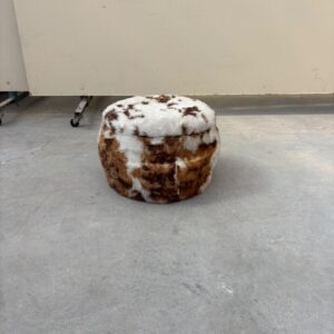 Auduma pufs ar atveramu vāku (prece uz pasūtījumu)