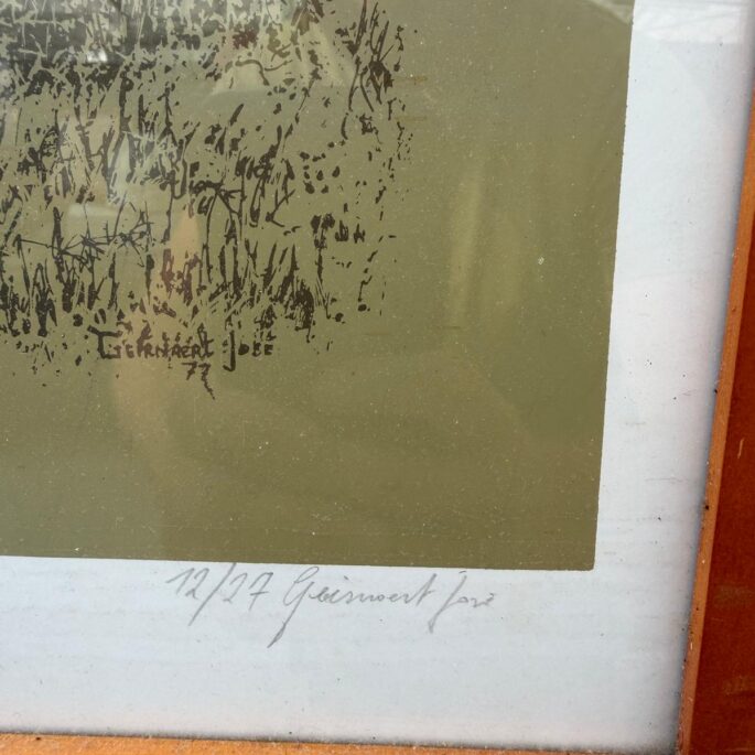 Prints - plakāts koka rāmī