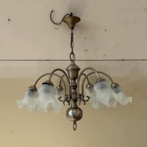 Metāla lampa ar stikla kupoliem (prece uz pasūtījumu)