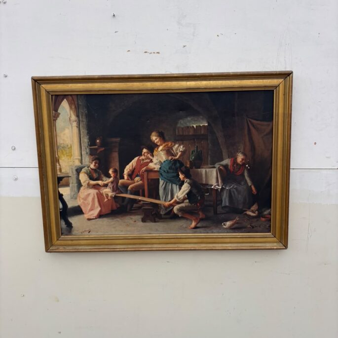 Prints - replika itāļu mākslinieka Giovanni Battista Torriglia gleznai 