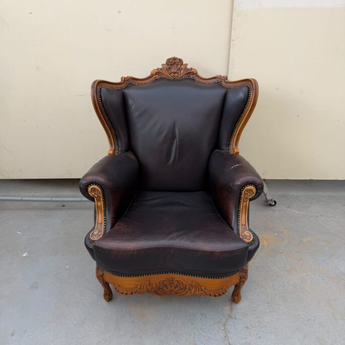 Rokoko stila sofa atpūtas krēsls (prece uz pasūtījumu)