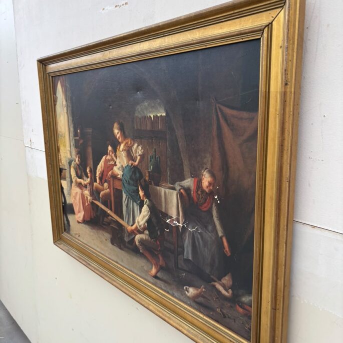 Prints - replika itāļu mākslinieka Giovanni Battista Torriglia gleznai 
